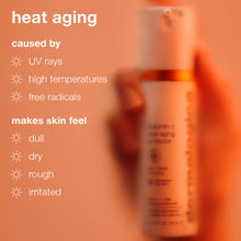 Load image into Gallery viewer, biolumin-c heat aging protector spf50
turn down heat ageing, turn up radiance