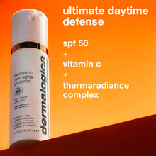 Load image into Gallery viewer, biolumin-c heat aging protector spf50
turn down heat ageing, turn up radiance