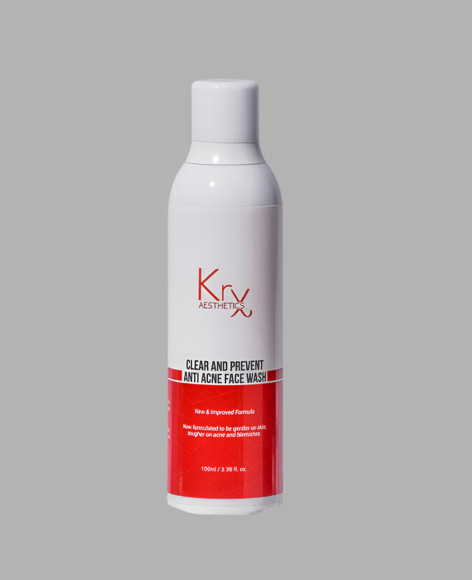 Krx Clear and Prevent Acne Wash Cleanser (New Formula) - 100ml