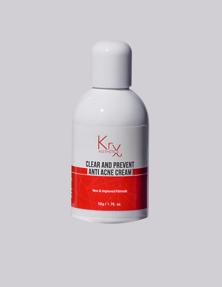 Krx Clear and Prevent Acne Face Cream (New Formula) - 50g