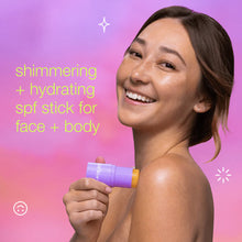 Load image into Gallery viewer, golden hour hydrating spf30 stick
protect, clarify, hydrate &amp; glow

