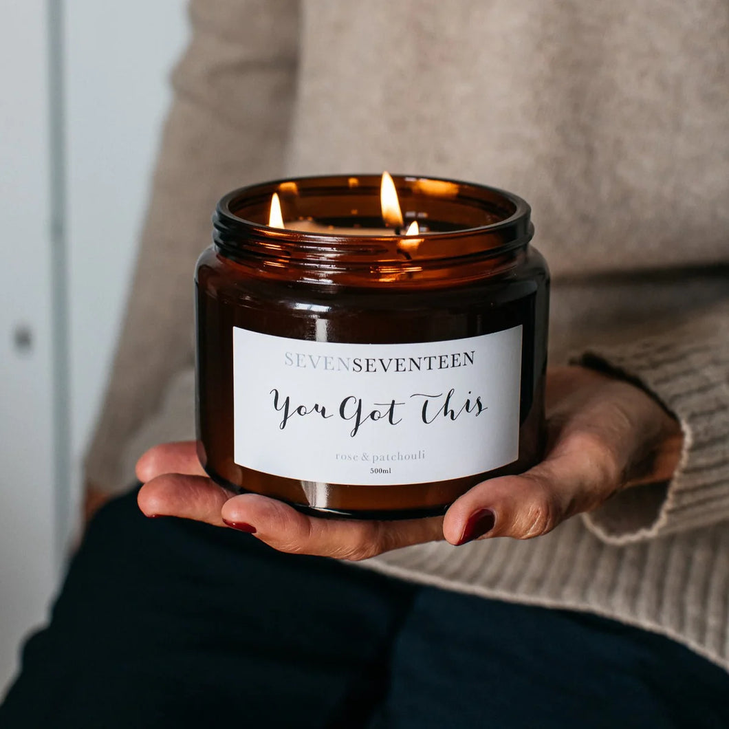 YOU GOT THIS / ROSE & PATCHOULI CANDLE