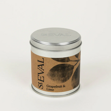 Load image into Gallery viewer, Grapefruit &amp; Lime Scented Tin Candle
