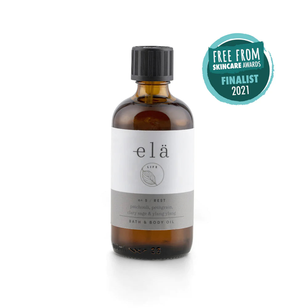 ELA LIFE REST NO 5 BODY & BATH OIL 100ML