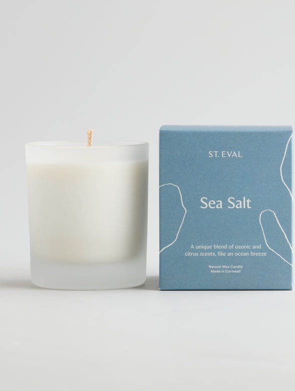 Sea Salt, Lamorna Glass Candle